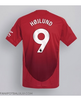 Manchester United Rasmus Hojlund #9 Tricou Fotbal Replică 2024-25 Barbati Acasa